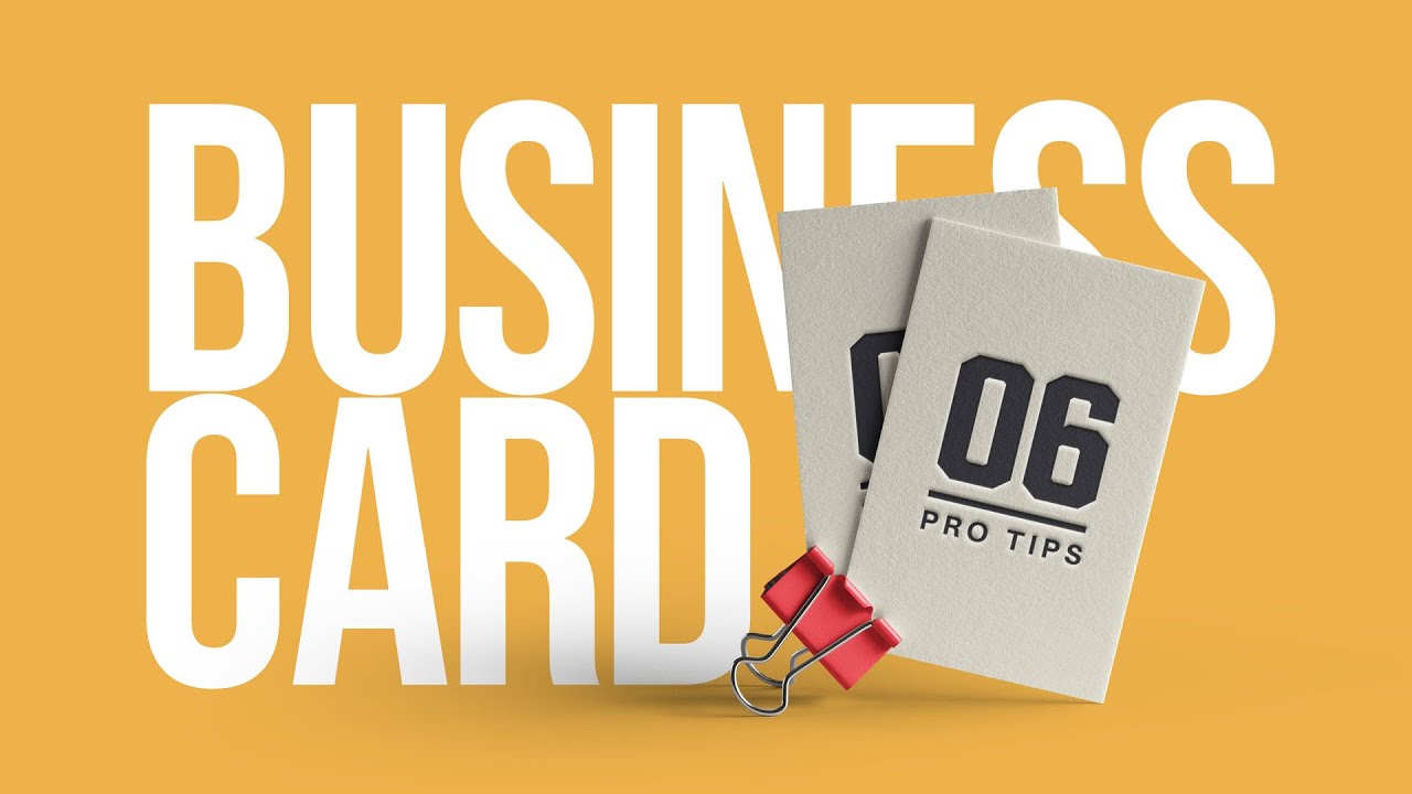 Designing A Business Card That Doesn't Suck! (6 Pro Tips)