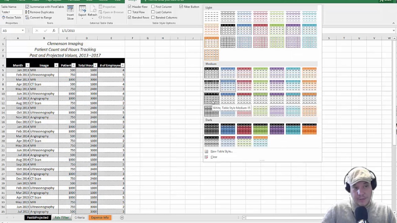 201720 Excel Guided Project 4-3