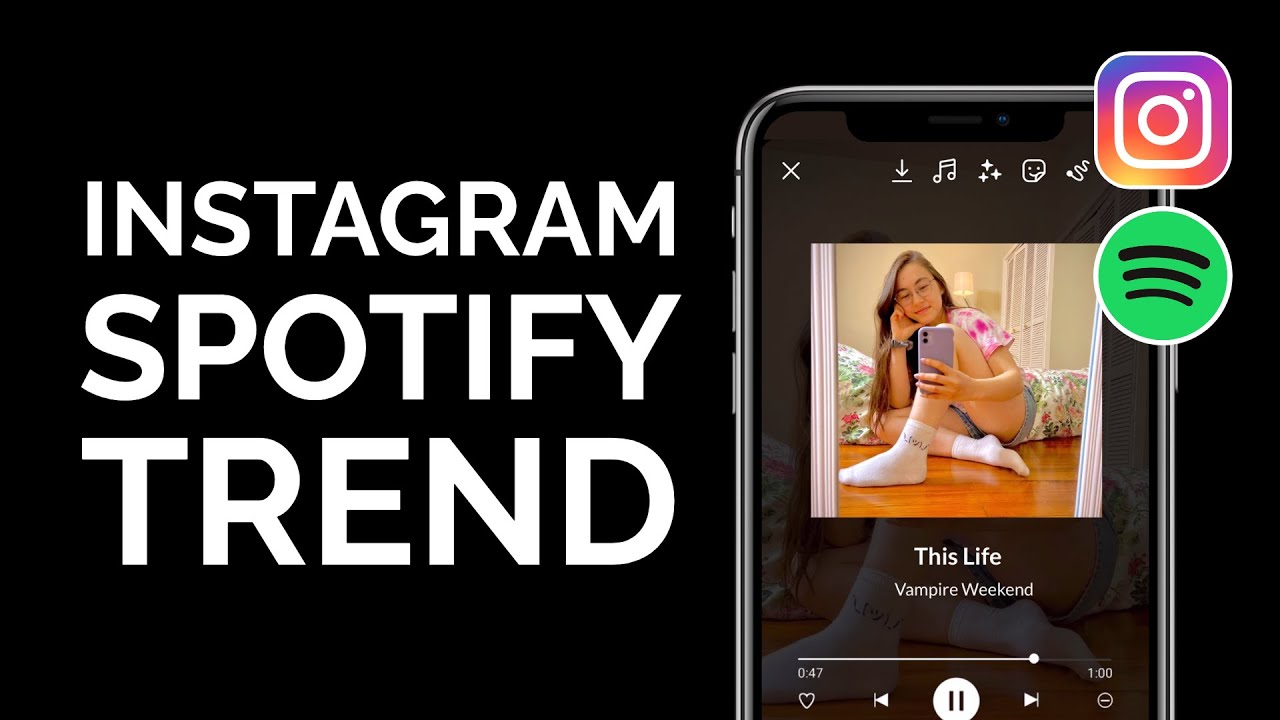 How to do the Instagram Story Spotify Trend (Template Included)