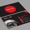 car dealership name card design 1