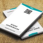 classic monochrome personal name card design 1