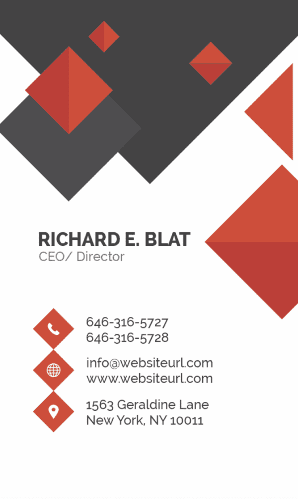 corporate talent name card design 2