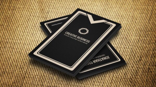 executive professional name card design 2