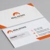 luxury real estate name card design 1