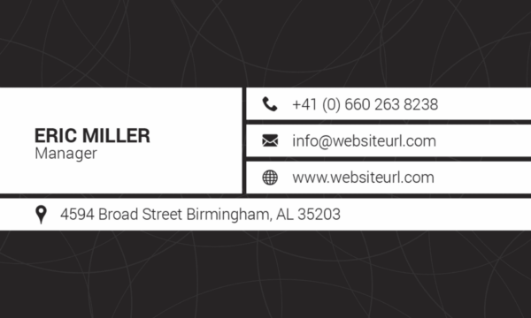 marketing specialist name card design 2
