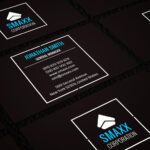 neat and sleek name card design 3