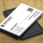 polished simplicity name card design 1