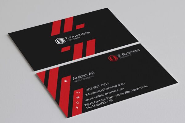 precision focus name card design 2