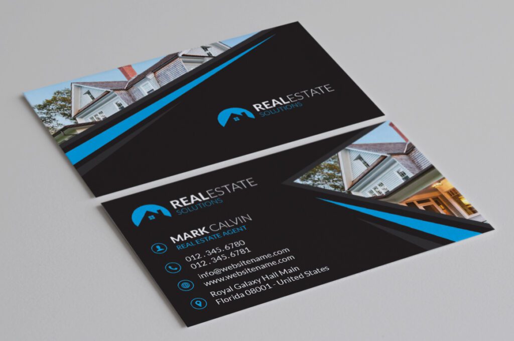 Free Real Estate Developer Name Card Design And Print $34.90